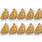 Platinum Pet Treats - Super Pig Ears (Pack of 10) arranged in two rows of five for dog chew treats.