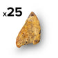 Single natural pig ear dog chew with text x25, for Platinum Pet Treats - Super Pig Ears (Pack of 10)