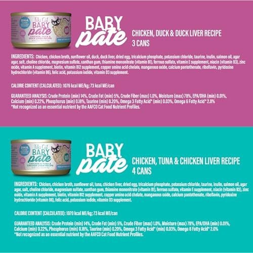Tiki Pet Cat Pate Kitten 2.4oz. Variety Pack (Case of 12) - Pets Perfect