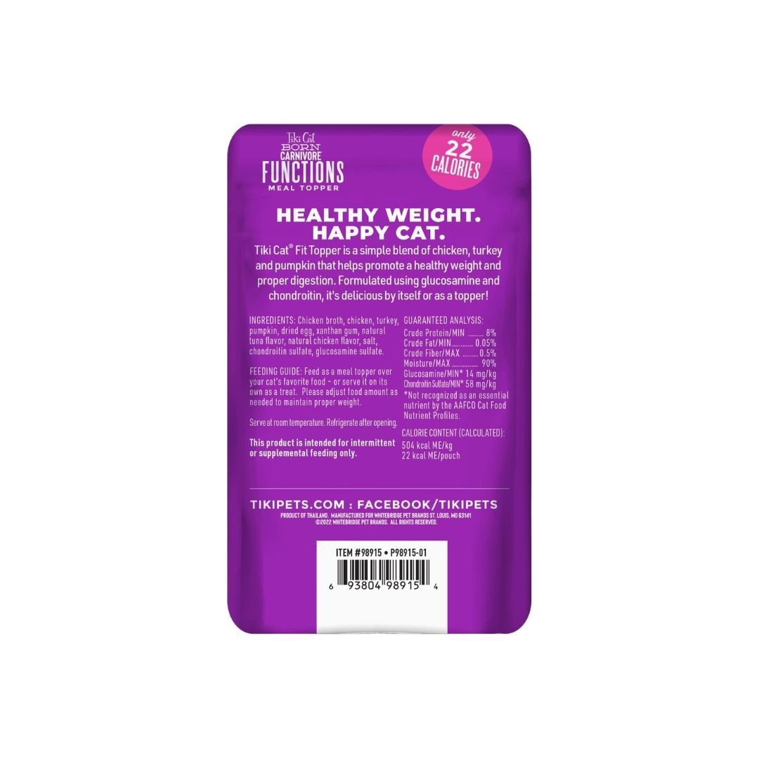 Tiki Pet Cat Born Carnivore Topper Fit 1.5oz. (Case of 12) - Pets Perfect