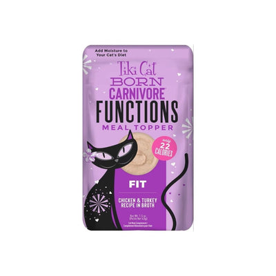 Tiki Cat Born Carnivore Fit Cat Food Topper, Chicken & Turkey, 1.5 oz