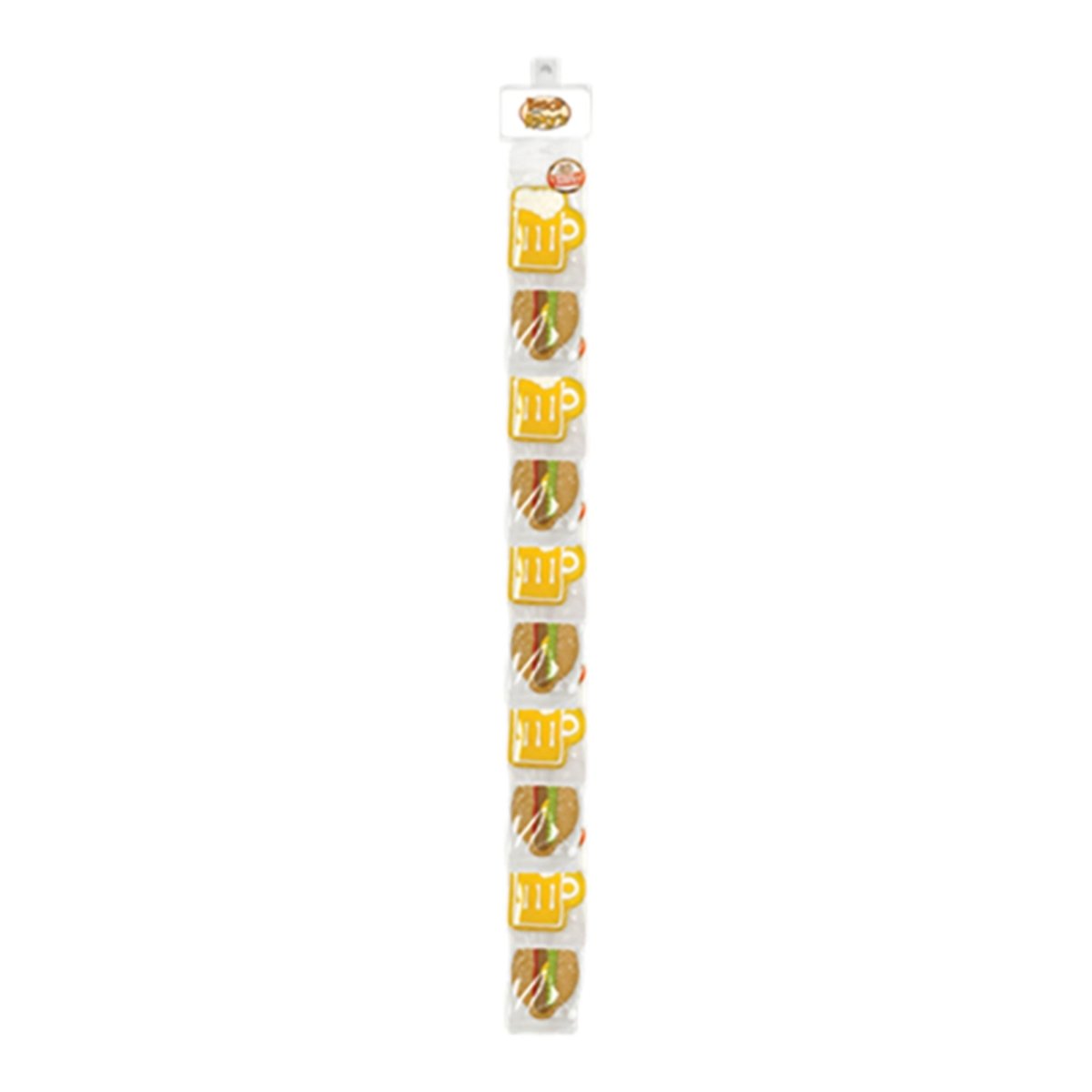 Bosco & Roxy's Dog Burger & Beer Cookies Clip Strip - 12 Count - Pets Perfect