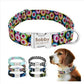 Personalized Engraved Dog Collar - Custom Nylon ID Collar with Name & Contact Details