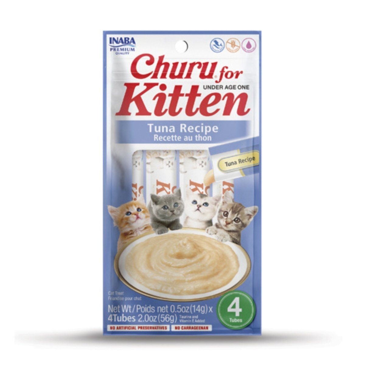 Inaba Churu Kitten Cat 2oz. Tuna (4 Count) - Pets Perfect
