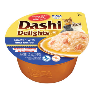 Inaba Dashi Delight Cat Food Topper - Chicken and Tuna, 2.5 oz (6 ct)