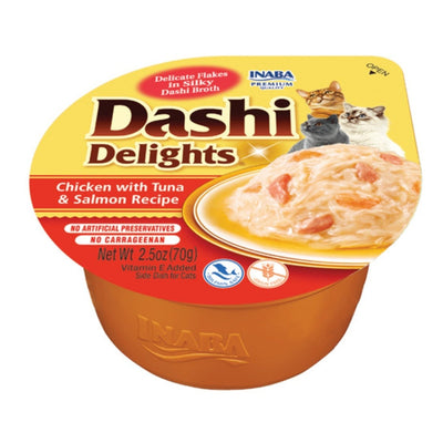Inaba Dashi Delight Cat Food Topper, Chicken, Tuna and Salmon