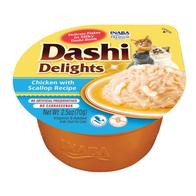 Inaba Dashi Delight Cat Food Topper, Chicken and Scallop