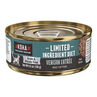 Koha Cat Limited Ingredient Grain Free Venison Pate 5.5oz. (Case of 24)