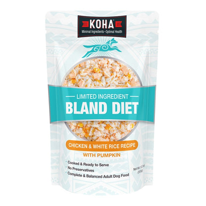 Koha Dog Bland Diet Chicken Rice 12.5oz. (Case of 6) - Pets Perfect