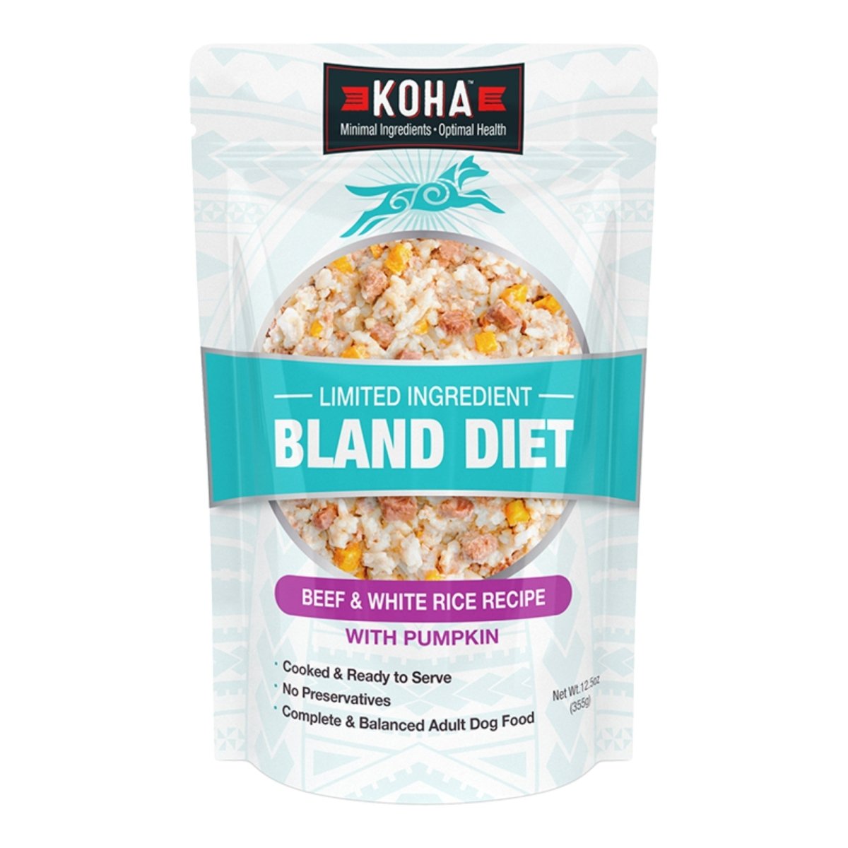 Koha Dog Bland Diet Beef Rice 12.5oz. (Case of 6) - Pets Perfect