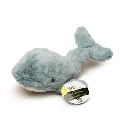 HuggleHounds Mobie Whale Knottie Dog Toy - Small