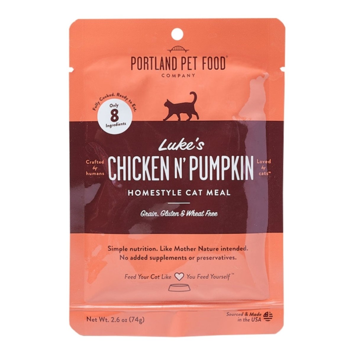 Portland Cat Grain Free Luke's Chicken N Pumpkin 2.8oz. - 12 Pack - Pets Perfect
