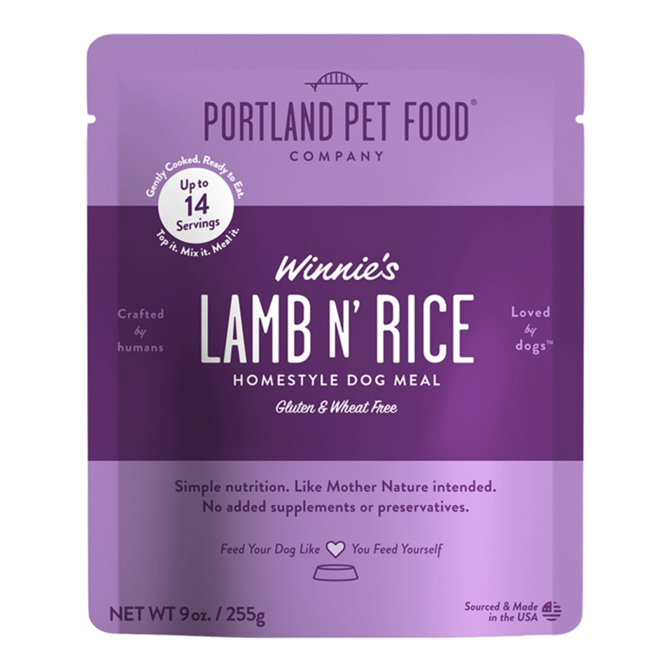Portland Dog Winnie's Lamb N' Rice Homestyle Meal 9oz. - 8 Pack
