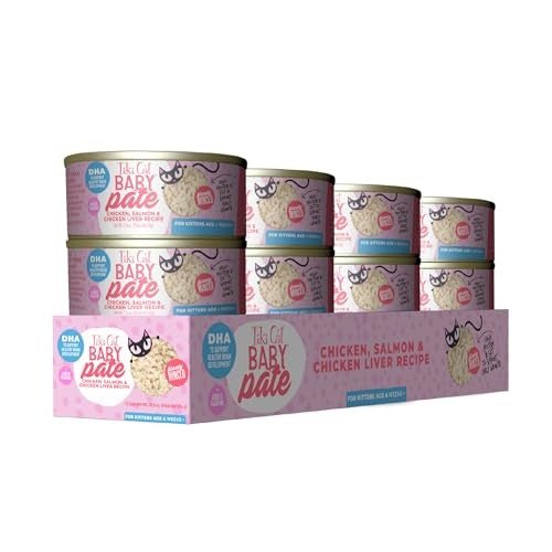 Tiki Pet Cat Pate Kitten Chicken Salmon 2.4oz. (Case of 12) - Pets Perfect