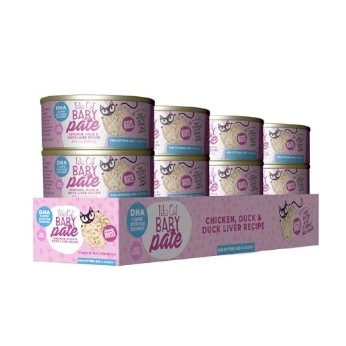 Tiki Pet Cat Pate Kitten Chicken Duck 2.4oz. (Case of 12) - Pets Perfect