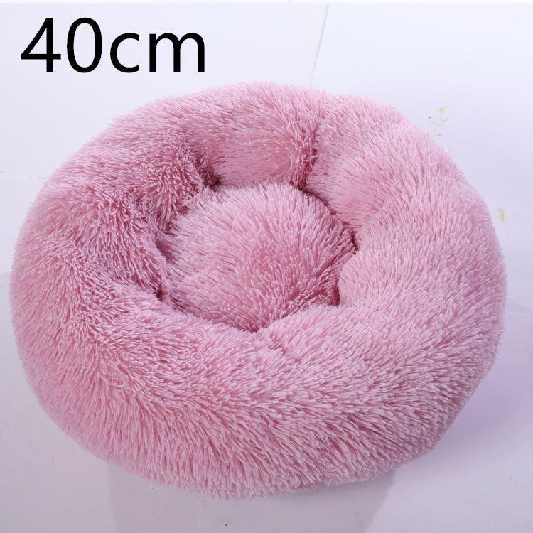 Cozy Haven: Luxurious Round Pet Bed For Winter Comfort - Pets Perfect