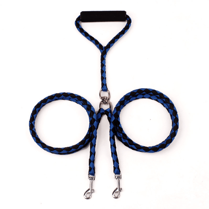 Double - Ended Hand - Knitted Braided Rope Dog Leash: The Ultimate Outdoor Companion - Pets Perfect