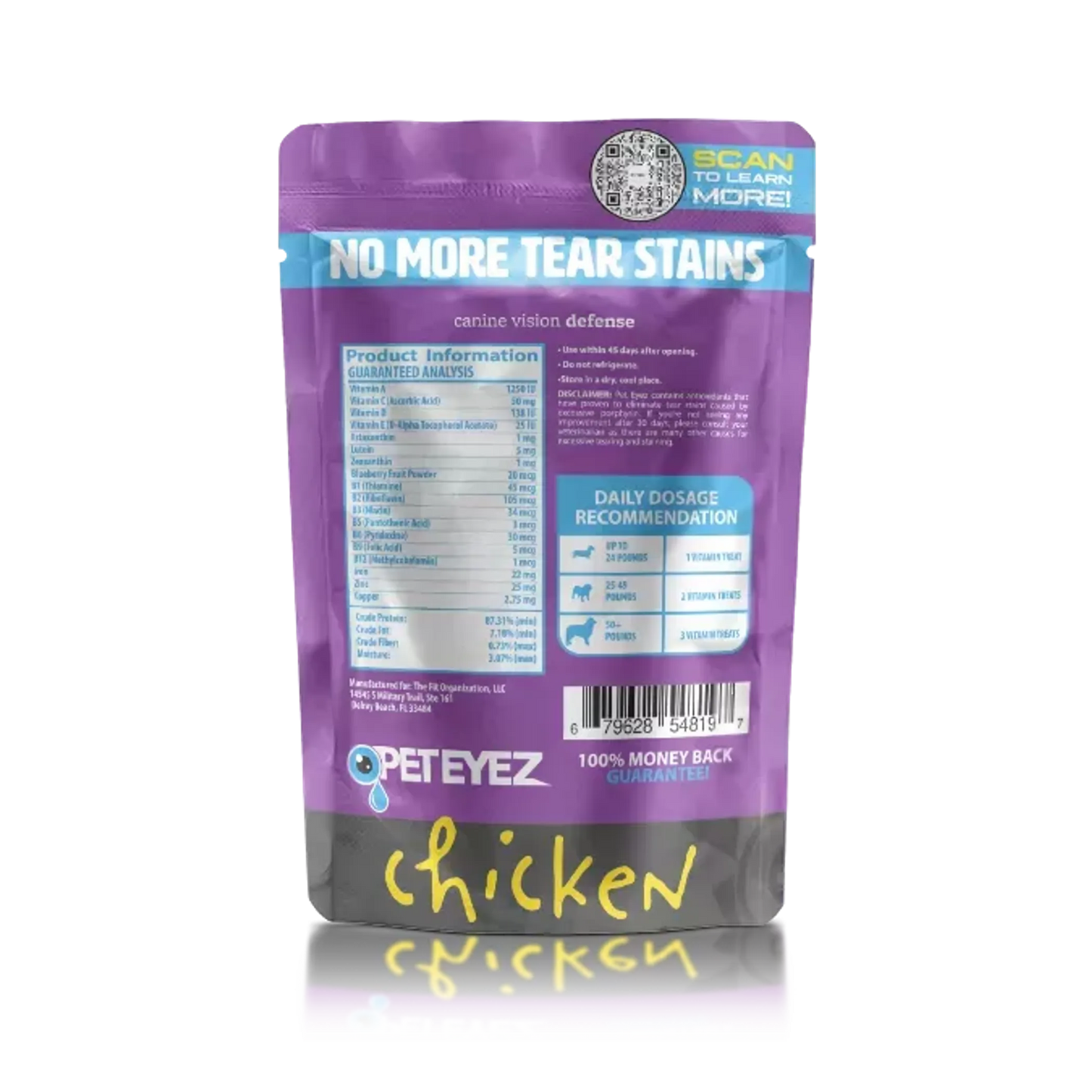 Pet Eyez Vitamin Treats - Chicken Formula (35 Count)
