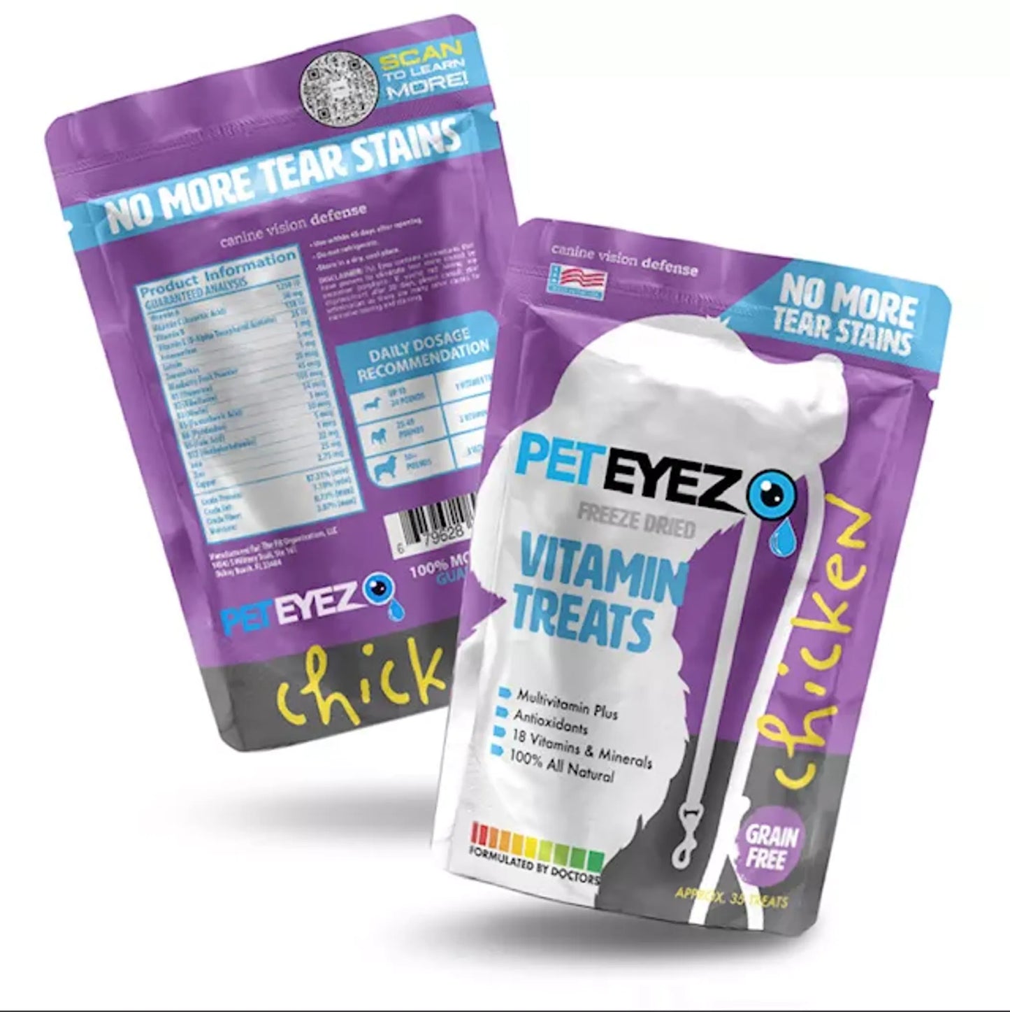 Pet Eyez Vitamin Treats - Chicken Formula (35 Count)