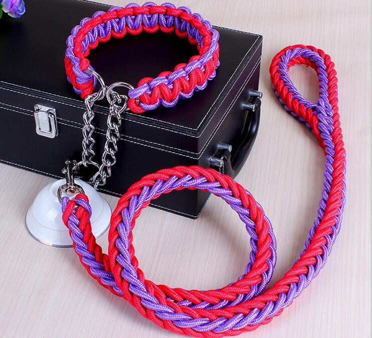 Stylish Adjustable Dog Leash And Collar Set - Pets Perfect