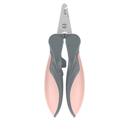 Dog Hugs Cat Professional Pet Nail Clippers - Safe Sharp Stainless Steel Trimmer for Dogs - Pets Perfect