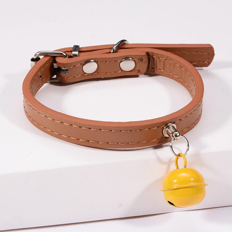 Stylish Pet Bell Collar With Colorful Traction For Cats And Dogs - Pets Perfect