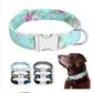 Personalized Engraved Dog Collar - Custom Nylon ID Collar with Name & Contact Details