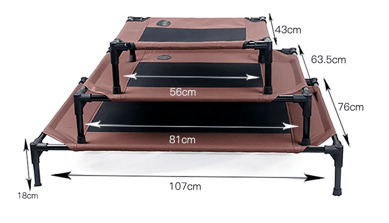 Elevated Breathable Dog Bed - Oxford Cloth - Pets Perfect