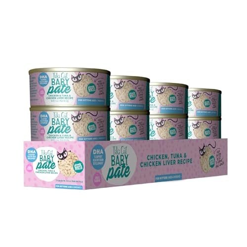 Tiki Pet Cat Pate Kitten Chicken Tuna 2.4oz. (Case of 12) - Pets Perfect