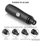 Dog Hugs Cat Rechargeable USB Pet Nail Grinder - Automatic Electric Nail Trimmer for Dogs - Pets Perfect