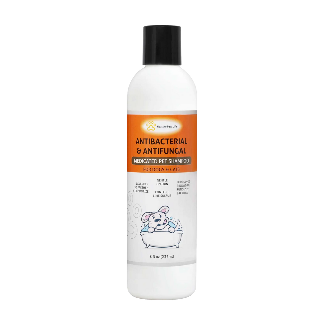 Classic's Medicated Pet Shampoo - Veterinary Treatment Against Ringworm, Mange, Lice, and Dry Skin