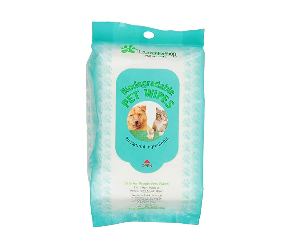 Bio-Degradable Pet Wipes - 80 ct - Pets Perfect