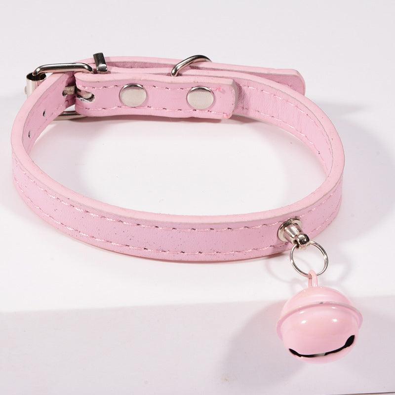 Stylish Pet Bell Collar With Colorful Traction For Cats And Dogs - Pets Perfect