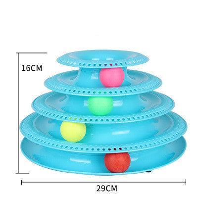 Interactive Cat Ball Tower Tracks Toy - Fun And Engaging Playtime For Your Feline Friend - Pets Perfect
