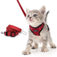 Escapeguard Cat Vest Harness And Car Seat Belt Adapter - Adjustable, Reflective, And Escape - Proof Harness For Cats And Small Dogs - Pets Perfect