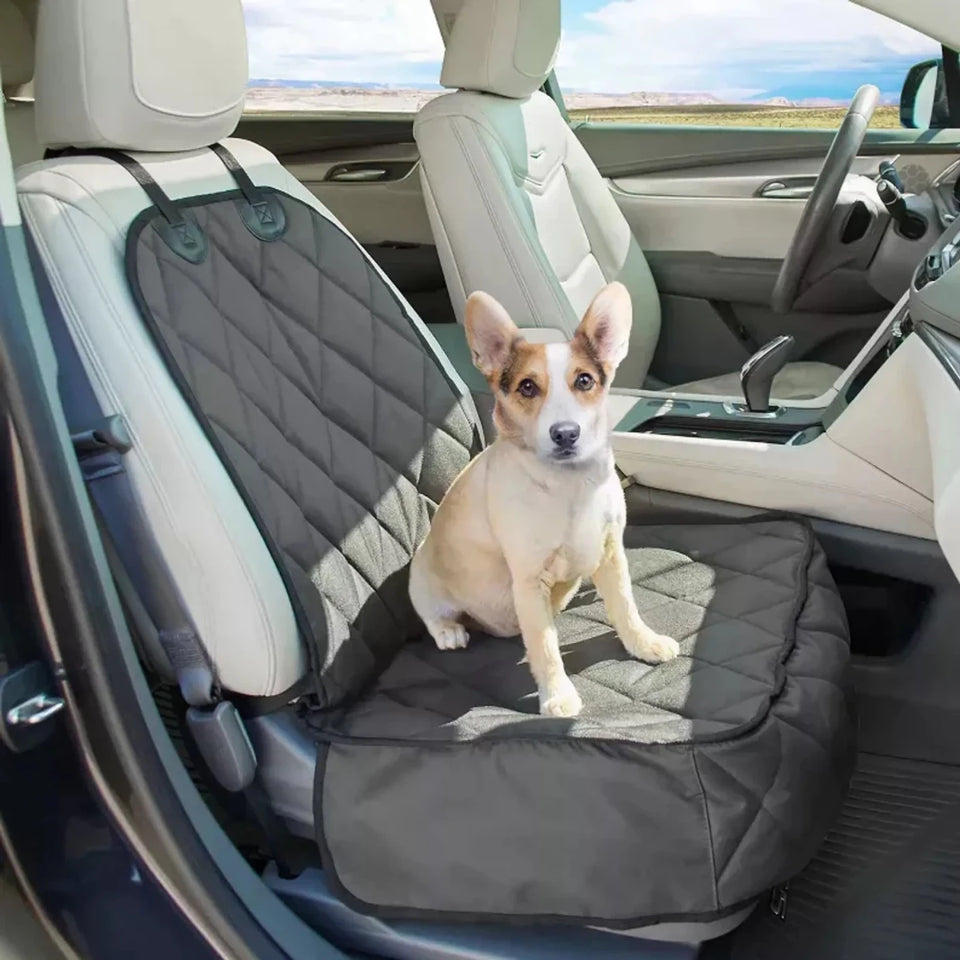 GOOPAWS Dog Front Car Seat Cover, Waterproof, Scratch Proof & Non Slip, Durable Pet Front Car Seat Cover for Trucks