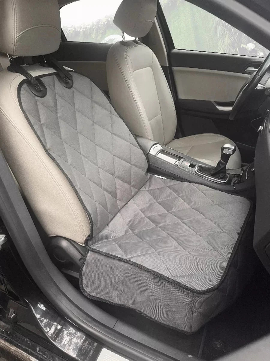 GOOPAWS Dog Front Car Seat Cover, Waterproof, Scratch Proof & Non Slip, Durable Pet Front Car Seat Cover for Trucks