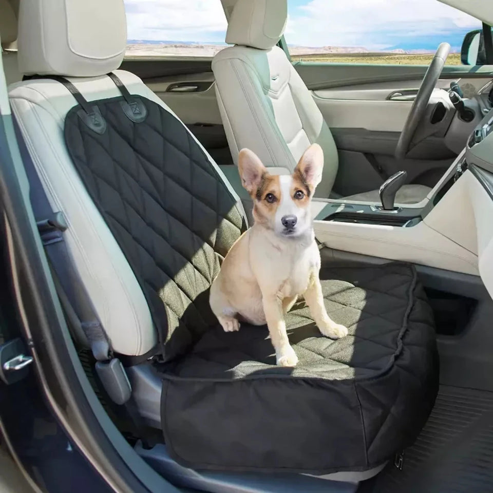 GOOPAWS Dog Front Car Seat Cover, Waterproof, Scratch Proof & Non Slip, Durable Pet Front Car Seat Cover for Trucks
