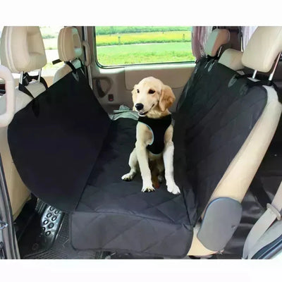 JESPET Dog Car Seat Cover for Pets, Dog Car Travel Car Seat Protector for Cars, Trucks, SUV, Black - Pets Perfect
