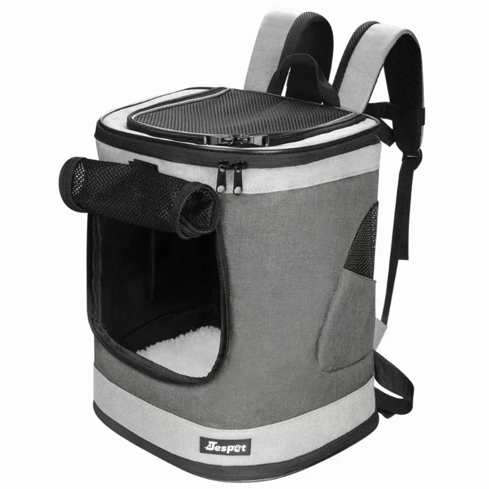 JESPET Pet Backpack Carrier for Small Dog, Puppy, Soft Carrier Backpack Ideal for Traveling, Hiking