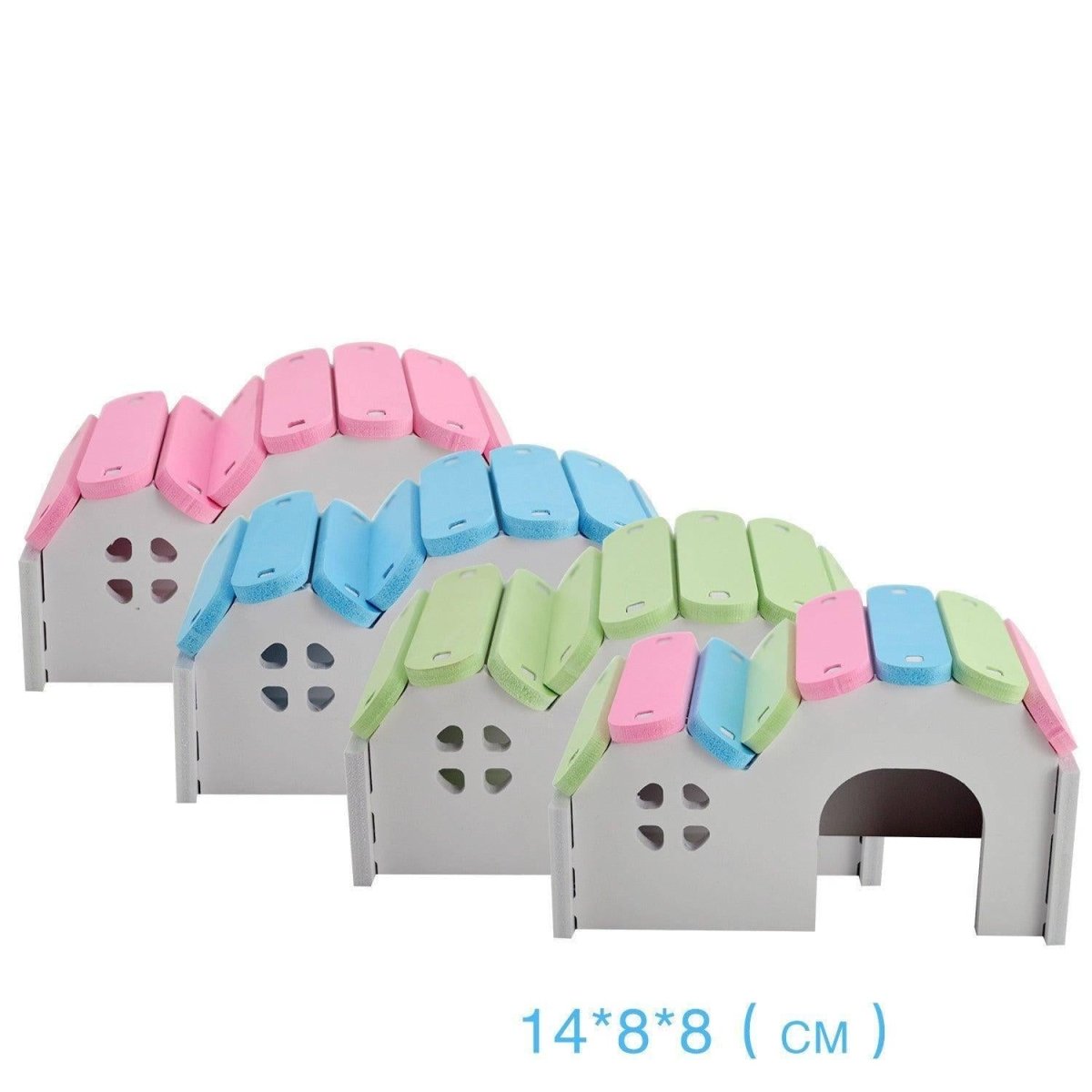 Colorful Hamster House & Playground with Ladder - Pets Perfect