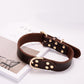 Petpals ComfortFit Adjustable Leather Dog Collar - Durable & Stylish for All Breeds - Pets Perfect