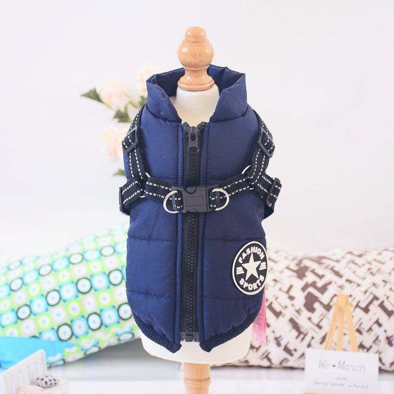 Winter Adventure Dog Coat: Waterproof, Harness - Compatible, And Stylish Pet Clothing - Pets Perfect