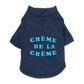Louis Barx Essential Dog T-Shirt - Creme de la Creme, Midnight Blue