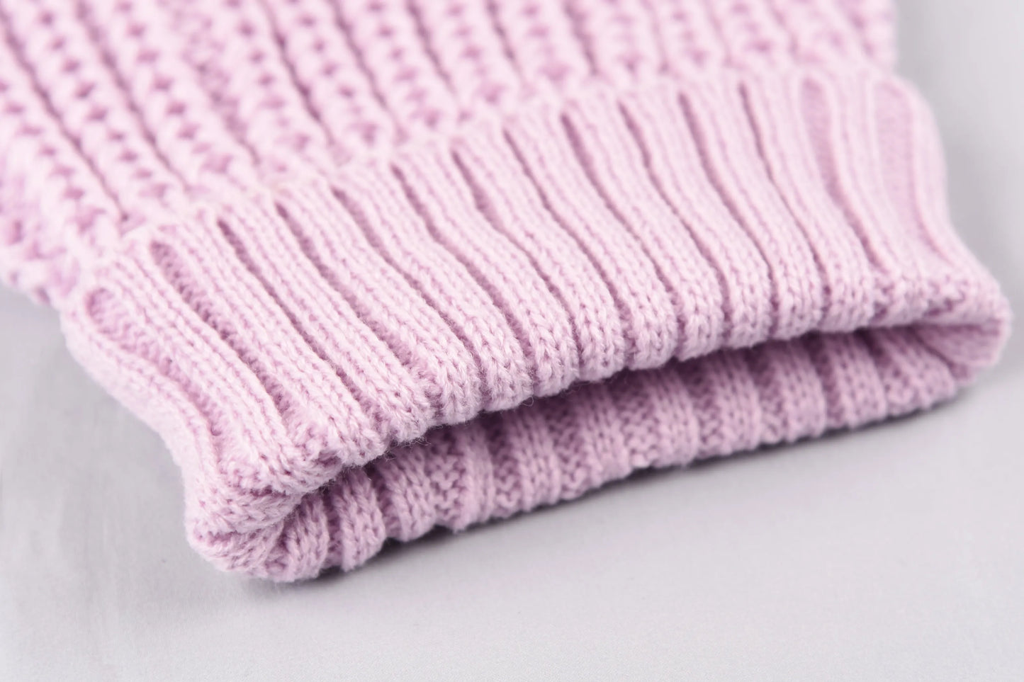 Louis Barx Perfect Knit Turtleneck Dog Sweater - Coca Mocha & Lilac