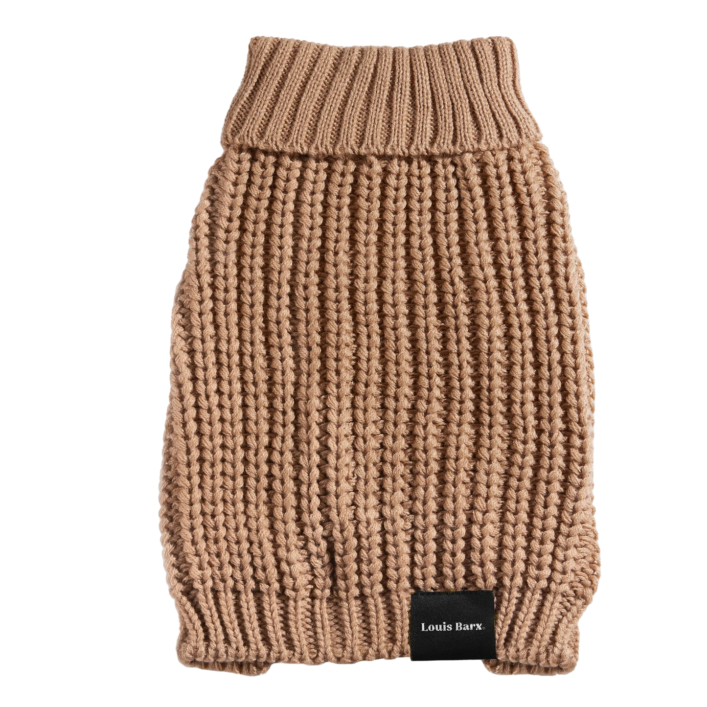 Louis Barx Perfect Knit Turtleneck Dog Sweater - Coca Mocha & Lilac