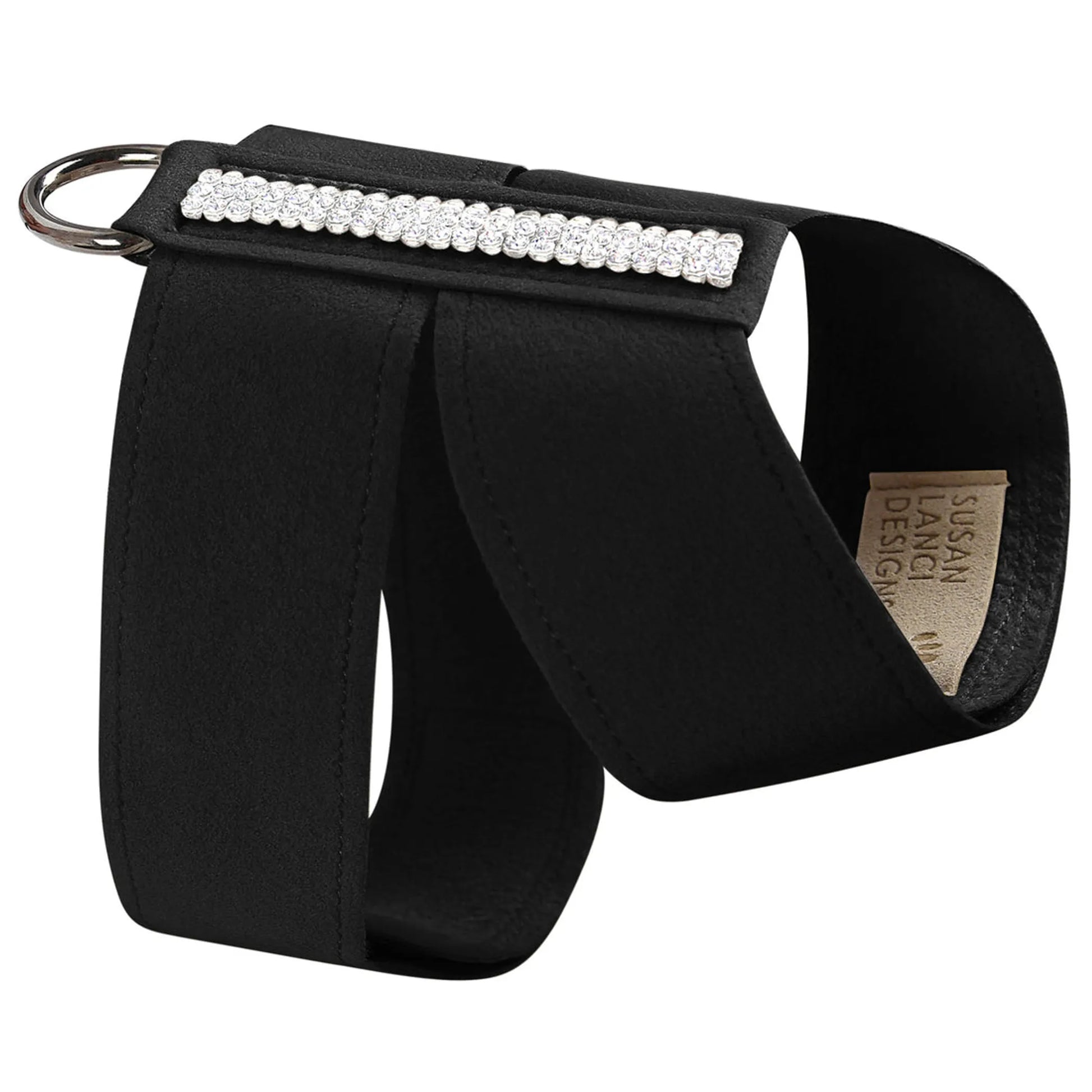Susan Lanci Designs 3 Row Giltmore Crystals Tinkie Harness - Pets Perfect