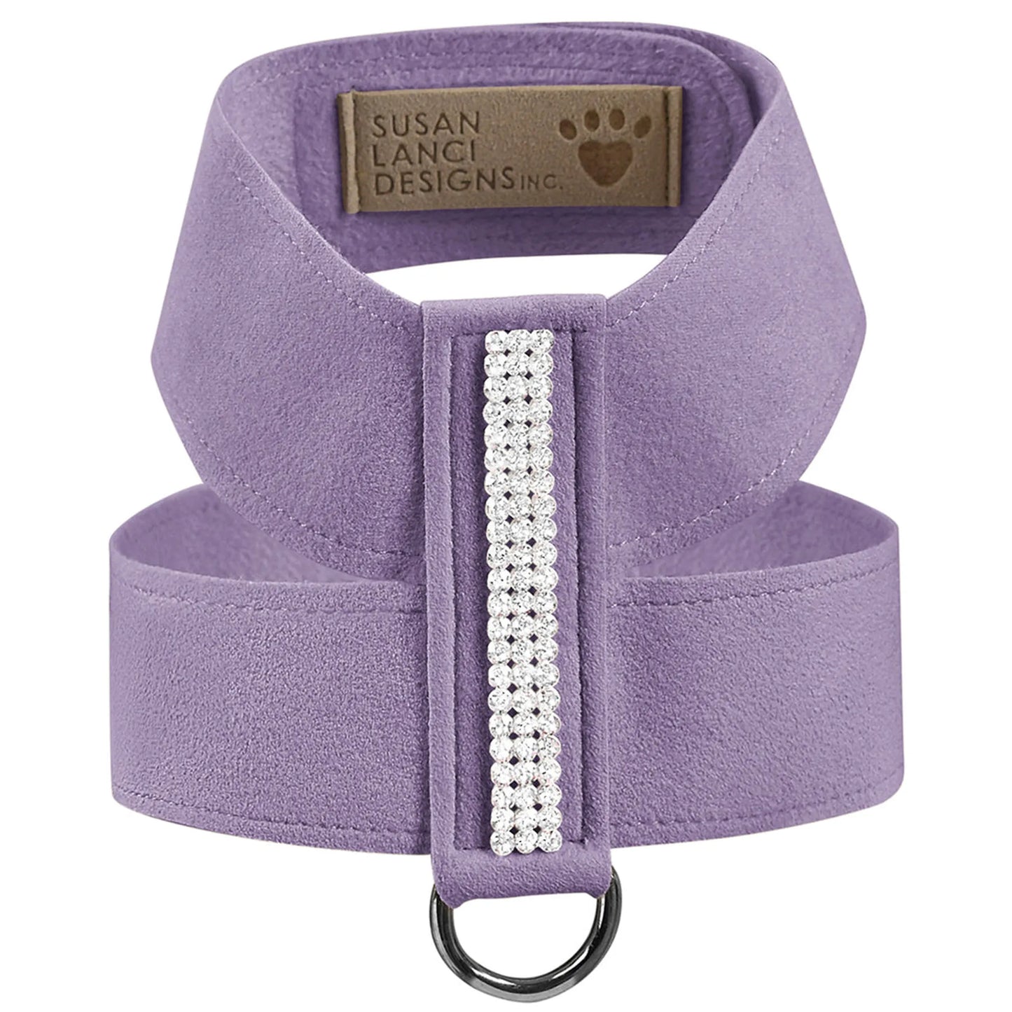 Susan Lanci Designs 3 Row Giltmore Crystals Tinkie Harness - Pets Perfect