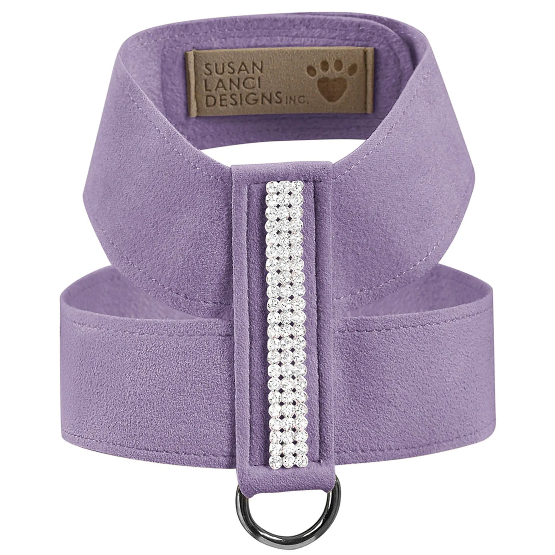 Susan Lanci Designs 3 Row Giltmore Crystals Tinkie Harness - Pets Perfect