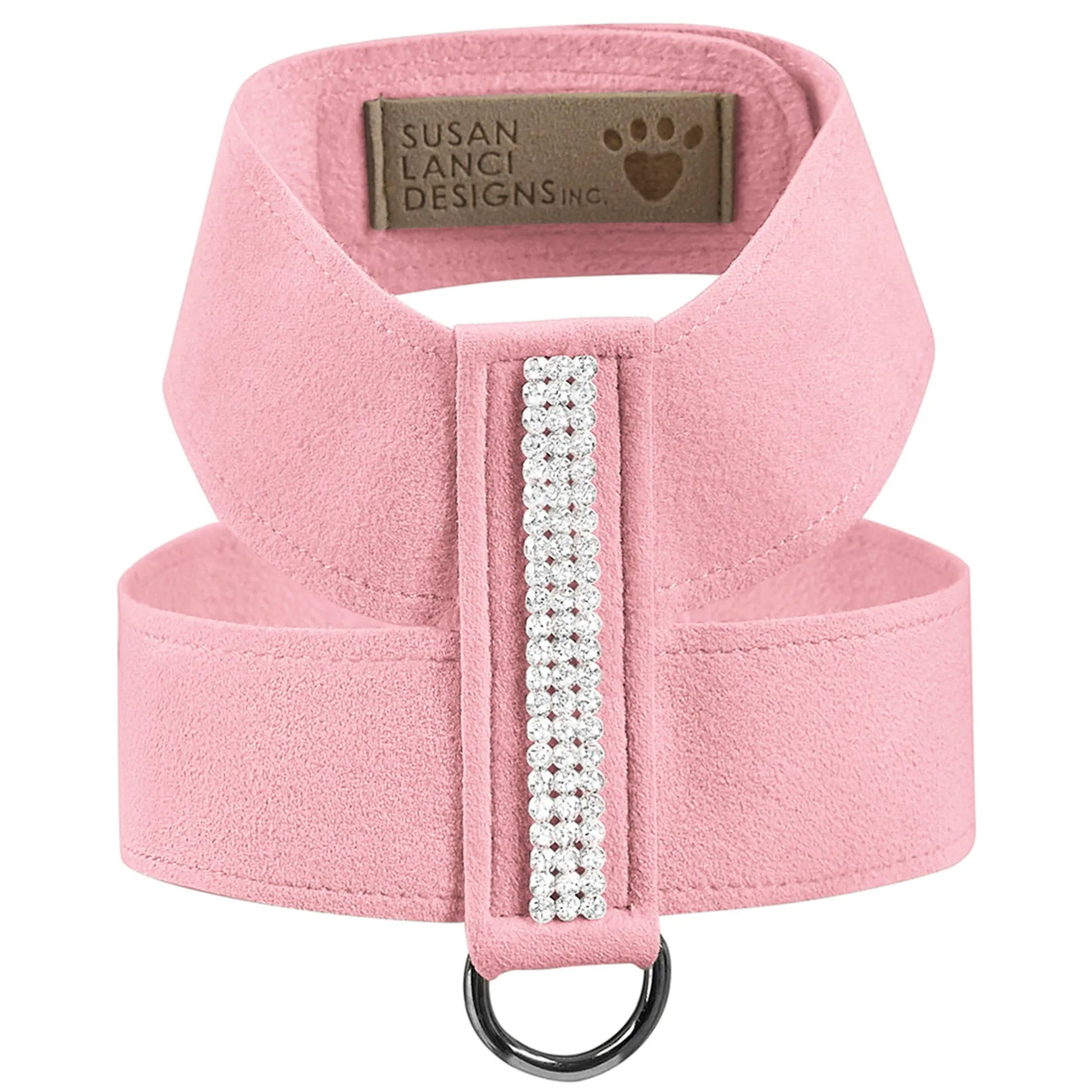 Susan Lanci Designs 3 Row Giltmore Crystals Tinkie Harness - Pets Perfect